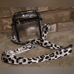 Clear crossbody bag!